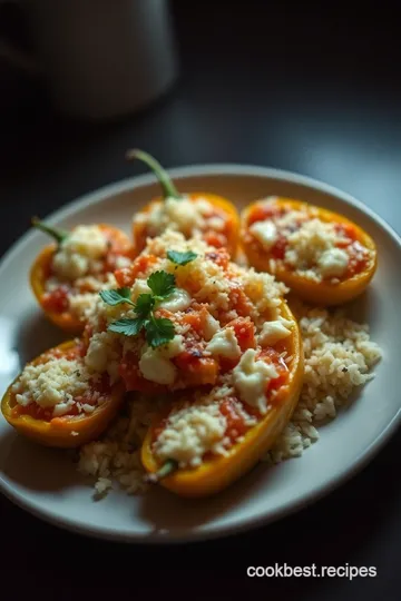 Stuffed Hot Banana Peppers: A Fiery and Flavorful Delight presentation