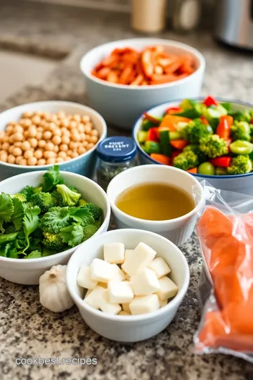 Thrifty Chickpea Stir-Fry ingredients