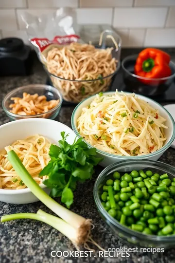 Warm Soba Noodles with Honey Ginger Dressing ingredients