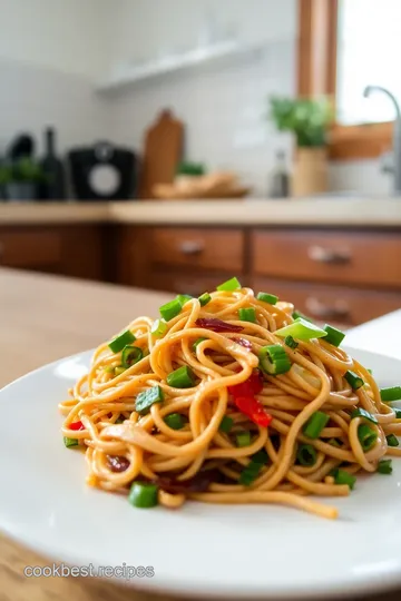 Warm Soba Noodles with Honey Ginger Dressing steps