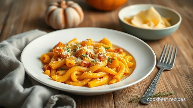 Baked Butternut Squash Pasta Delight