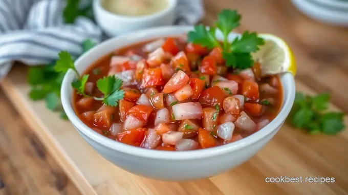 Blend Fresh Salsa with Zesty Flavor