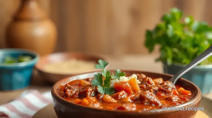 30-Minute Hearty Beef Chili