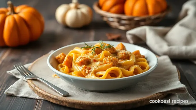 Cook Rigatoni Pumpkin Creamy Delight