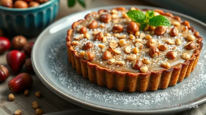 Decadent Hazelnut Chocolate Ganache Tart