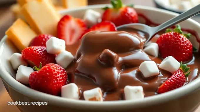 Easy Chocolate Fondue Recipe