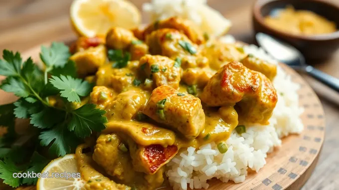 Thai Green Curry Chicken