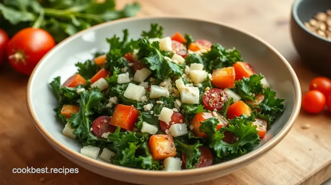 Marinade Kale Flavorful Caesar Salad