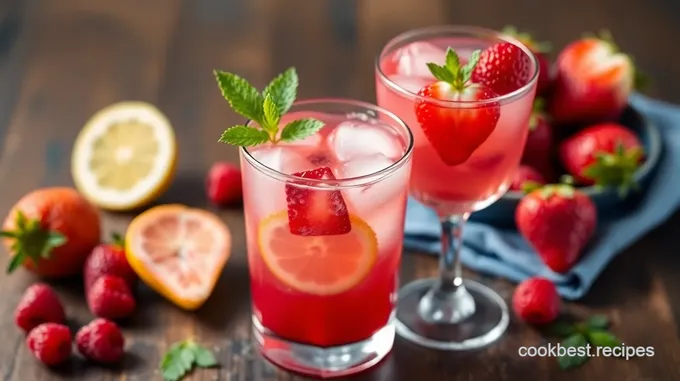 Razzmatazz Sparkling Mocktail