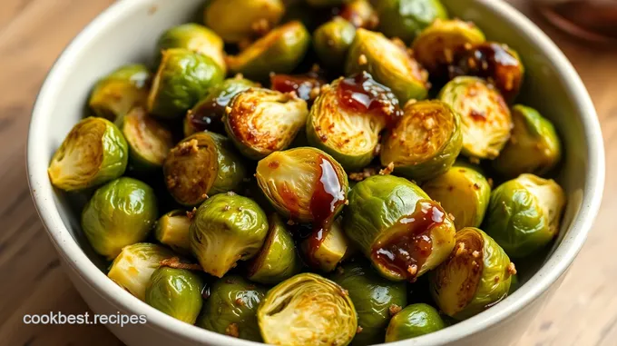 Honey-Balsamic Glazed Roasted Brussels Sprouts