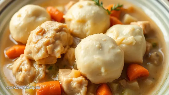 Southern Slow Cooker Chicken and Dumplings