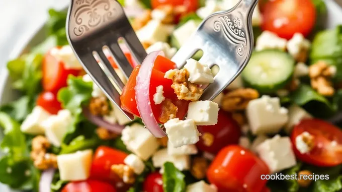 Springtime Salad Fork Medley with Citrus Vinaigrette