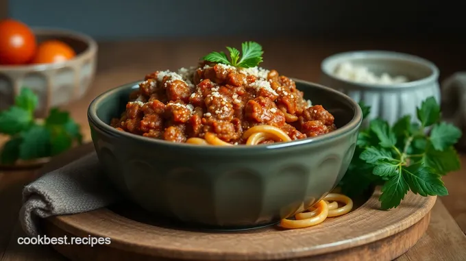 Stove Top Ground Beef Sloppy Joe Pasta